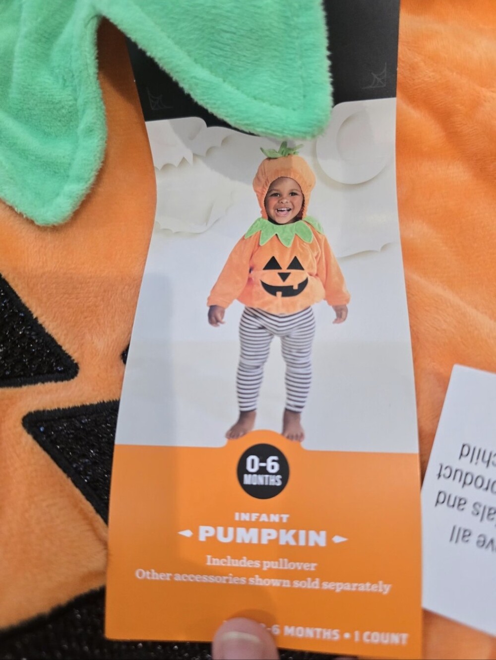 New Pumpkin Costume For 0-6M